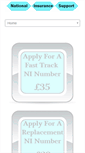 Mobile Screenshot of national-insurance-number.co.uk